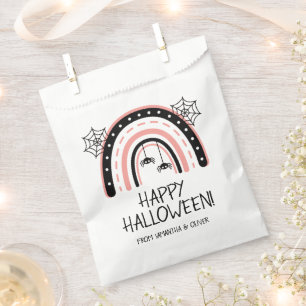Sachets En Papier Rose Boho Arc-en-ciel Halloween