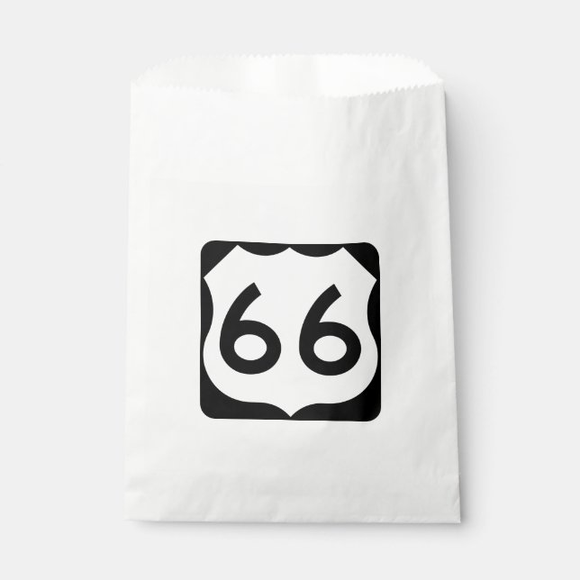 Sachets En Papier Route 66 (Devant)