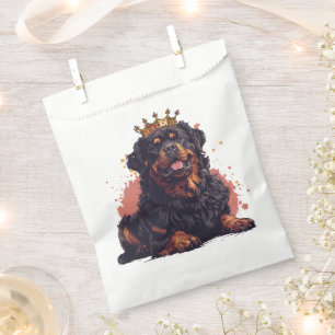 Sachets En Papier Royal Rottweiler Dog Queen Crown
