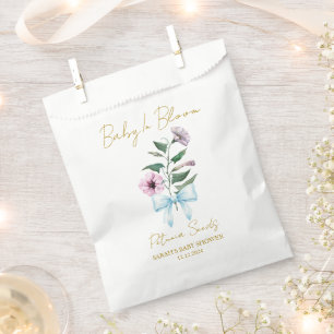 Sachets En Papier Ruban Sac de graines de pétunia pour cadeau de b