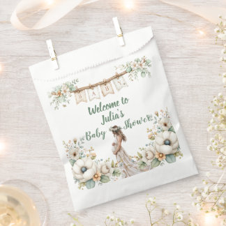 Sachets En Papier Rustic Floral Baby Shower 