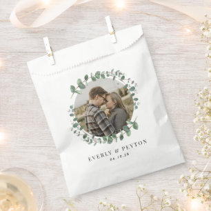 Sachets En Papier Rustic Green Mariage Engagement Party Favoriser le