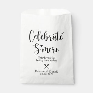 Sachets En Papier Rustic S’more Love Wedding Favor Sac