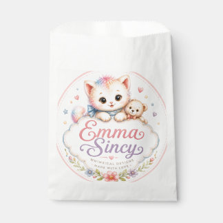 Sachets En Papier Sac à fête fantaisiste Emma Sincy