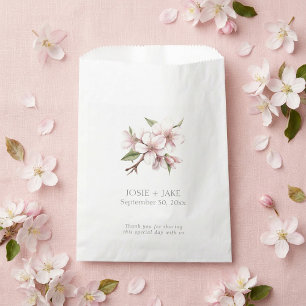 Sachets En Papier Sac à fleurs de cerisier rose