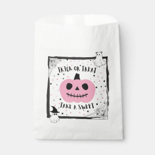 Sachets En Papier Sac à loot d'Halloween astuce citrouille à bonbons