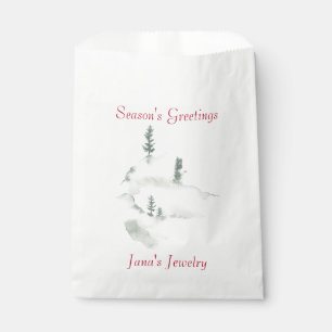 Sachets En Papier Sac cadeau d'affaires de la scène d'hiver