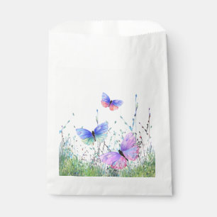 Sachets En Papier Sac Cadeau Papillons Volants
