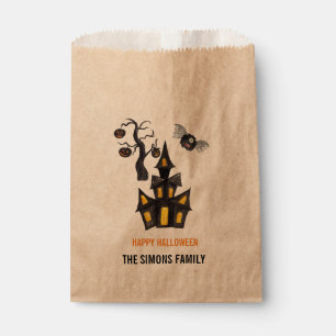 Sachets En Papier Sac de bonbons d'Halloween à gâter préféré