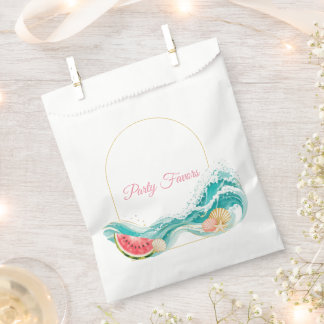 Sachets En Papier Sac de faveur de fête d'anniversaire d'été
