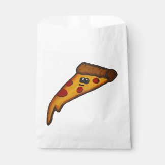 Sachets En Papier sac de faveur de fête de pizza