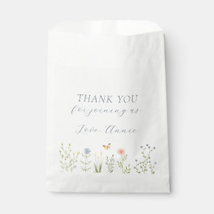 Sachets En Papier Sac de faveur de la fête fleur sauvage