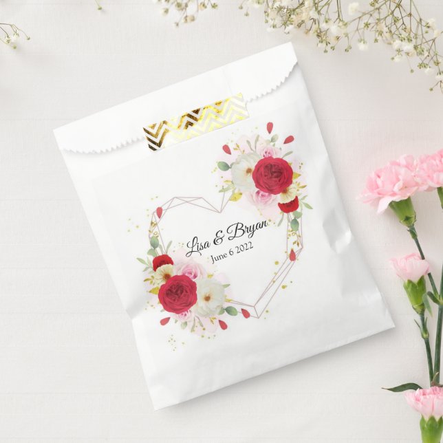 Sachets En Papier Sac de faveur de mariage (Scellé)