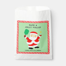 Sac de faveur de vacances de Noël de pickleball