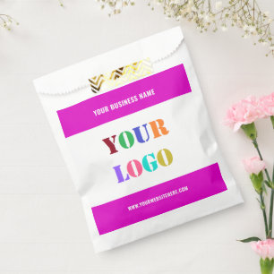 Sachets En Papier Sac de Faveurs avec Texte de Logo ou Photo Personn