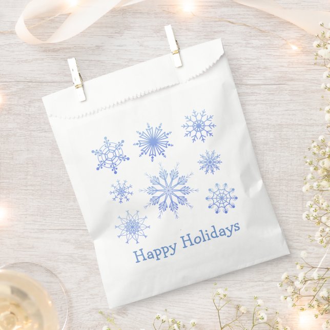 Sachets En Papier Sac de favoris pour les vacances (Coupé)