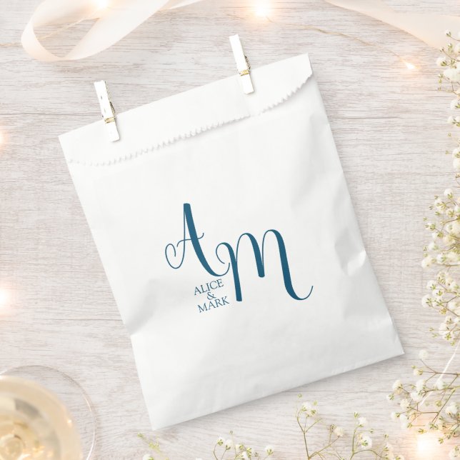 Sachets En Papier Sac de Fêtes de Mariage Personnalisé (Coupé)
