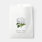 Sac de mariage blanc Hydrangea Favor