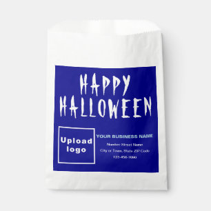 Sachets En Papier Sac en papier Arrière - plan bleu Halloween