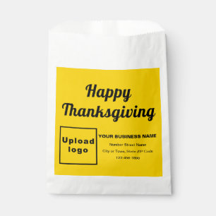 Sachets En Papier Sac en papier Arrière - plan jaune de Thanksgiving