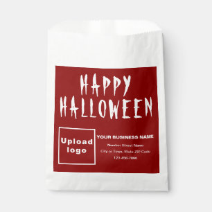 Sachets En Papier Sac en papier Arrière - plan rouge Halloween