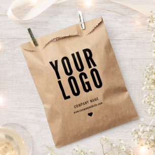 Sachets En Papier Sac en papier kraft promotionnel pour logo d'entre