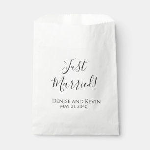 Sachets En Papier Sac Mariés Personnalisé Sac à Gâteau de Mariage