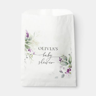 Sachets En Papier Sac vert pourpre Lavande Favoriser