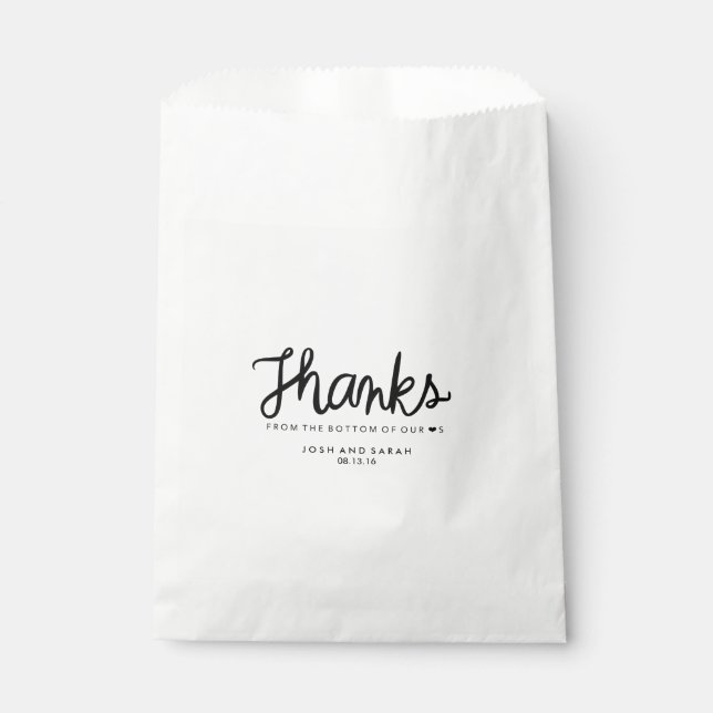 Sachets En Papier Sacs-bonbons pour buffet (Devant)