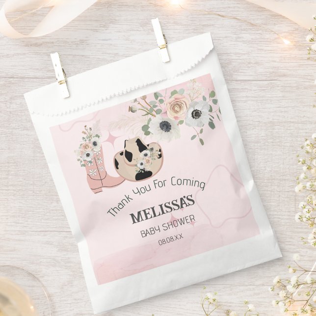 Sachets En Papier Saddup Merci de cowgirl occidentale moderne (Créateur téléchargé)