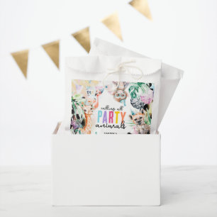 Sachets En Papier Safari appelant tous les animaux de fête Anniversa