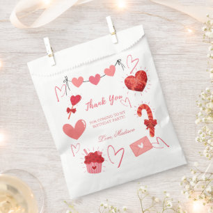 Sachets En Papier Saint Valentin Anniversaire Fête Merci