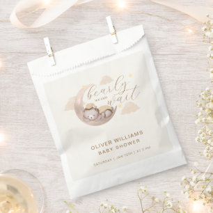 Sachets En Papier Sexe Neutre Bearly Wait Moon Star Sleepy Bear