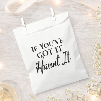 Sachets En Papier Si vous l'avez, hantez-le, Halloween drôle