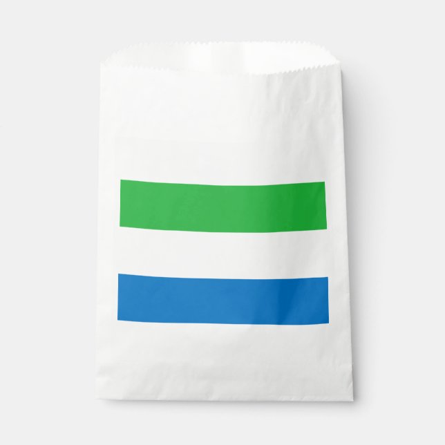 Sachets En Papier Sierra Leone Flag (Devant)