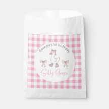 Silly Goose rose Anniversaire Favoriser Sac