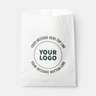 Sachets En Papier Simple à remplacer par votre logo ou image 