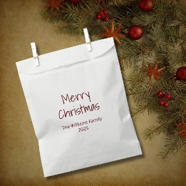 Sachets En Papier Simple minimaliste Boho moderne Noël