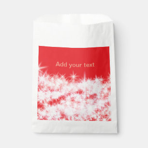 Sachets En Papier Simple rouge rose brillant étoiles ajouter votre t