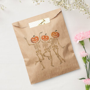Sachets En Papier Skeleton Halloween Citrouille Automne saison Éffra