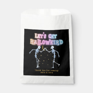 Sachets En Papier Skull Neon Halloween Halloween Skeletons dansants 