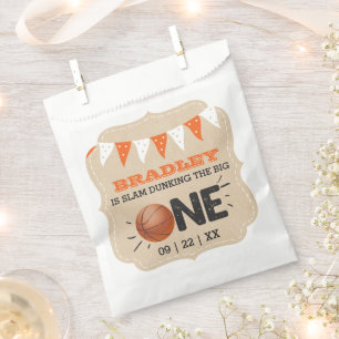 Sachets En Papier Slam Dunking The Big One Basketball 1er annivers
