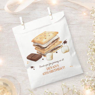Sachets En Papier S'mores fête d'anniversaire