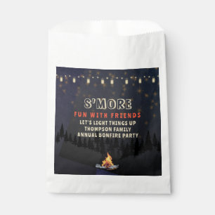 Sachets En Papier S'mores Fun Bonfire Jardin Cookout Friendsgiving