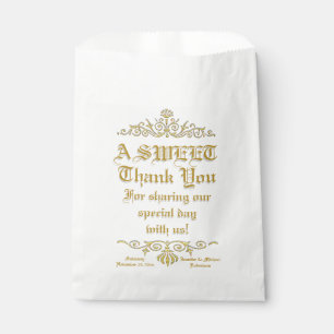 Sachets En Papier Soins sucrés Mariage Favor Sac à bonbons