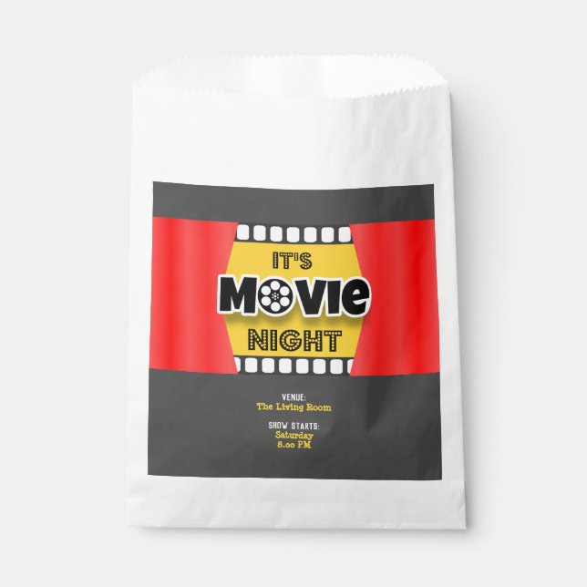 Sachets En Papier Soirée cinéma (Devant)