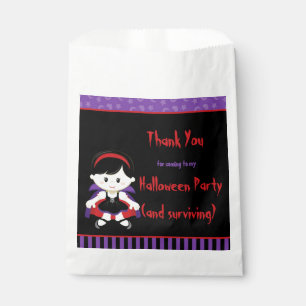 Sachets En Papier Soirée d'Halloween de fille Vampire