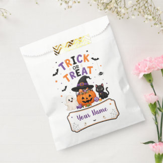 Sachets En Papier Soirée Halloween Trick or Treat Mignonne