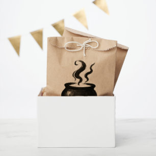 Sachets En Papier Sorcière's Brew – Chaudron minimaliste d'Halloween