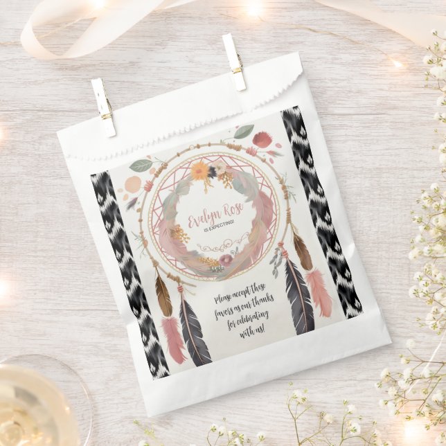 Sachets En Papier Sote Boho Dreamcatcher Baby shower Party (Coupé)